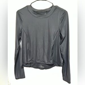 Lululemon Sheer Will Long Sleeve black Camo Color - black with sheer camo Detail